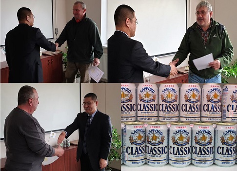 Visit from Sapporo Brewery